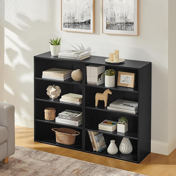 71" Durable Jewelry Armoire Organizer, Bedside Table with Adjustable, Vanity Organizer with Storage for Home Office, Black