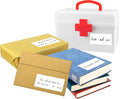 120 Large Size Removable Customizable Blank Labels, Water/Oil/Tear Resistant, No Residue for Home Organization Projects, Bins, Kitchen Storage Containers, Desk Items(2”x 4”)