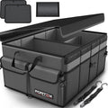 FORTEM Trunk Organizer For SUV Car Trunk Organizer, Foldable Storage, Car Accessories for Women Men, Collapsible Bag, 600D Oxford, Non Slip Bottom, Straps, Soft Cover (65L)