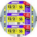 Southwire 68580022 50 ft 12/2 Solid CU MC Lite Cable, Aluminum