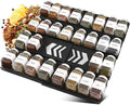 ALCOVA Expandable Spice Drawer Organizer 9-18" Black (Jars Not Included) | Expandable Spice Drawer Organizer, Spice Rack, Seasoning Organizer