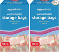 Amazon Basics Reclosable Quart Food Storage Bags, BPA Free, 150 Count (Pack of 2)