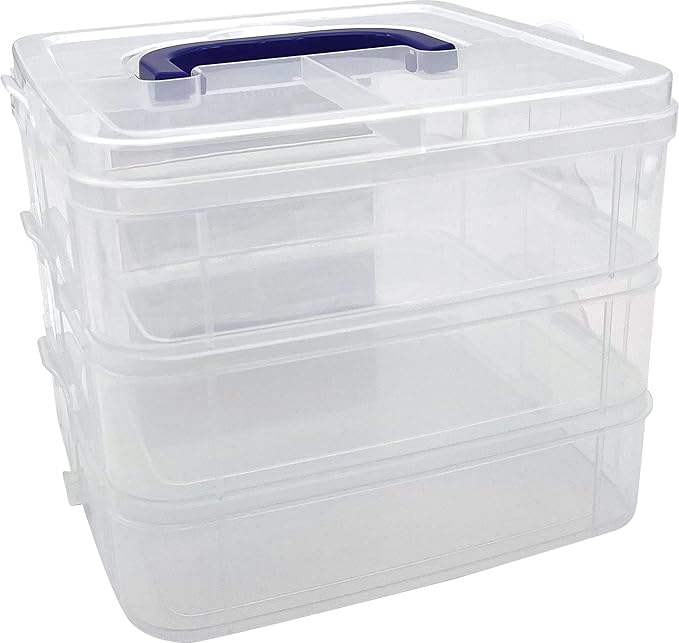 Teacher Created Resources Clear Stackable Storage Containers (TCR20449)