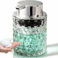 Malachi Foaming Hand Soap Dispenser, Refillable Clear Glass Foam Pump Bottle for Hand Soap, Dish Soap, Body Wash, Shampoo, Facial Cleanser & Baby Wash, Multi‑use for Bathroom, Kitchen & Commercial Use