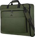 MATEIN Travel Garment Bag, Large Convertible Carry On Suit Bag, Green | Waterproof, 2 in 1 Hanging Luggage, Foldable Suitcase, Adjustable Shoulder Strap, For Business Trips, For Men Women