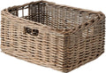 StorageWorks Pantry Baskets, Willow Storage Baskets for Organizing, Shelves, Pantry Organizers and Storage, Brown, 16 ½"L x 13" W x 7 ½"H