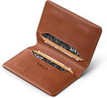 VULKIT Slim Minimalist Card Holder RFID Blocking Leather Credit Card Holder Front Pocket Wallet Magnetic Closure
