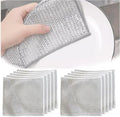 2024 New Multipurpose Wire Miracle Cleaning,Wire dishwashing, Non Scratch Wire Dishcloth,Dish Towels for Kitchen Sinks Dishes Stove Tops,ClothsMultifunctional Wire Dishwashing Rags for Wet and Dry
