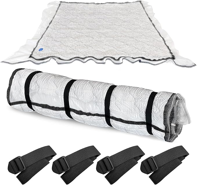 Queen/Full Mattress Vacuum Bag for Moving and Storage, Memory Foam Latex Mattress Storage Bags Full Queen Size for Mattress up to 14 Inches