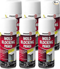 Rust-Oleum Zinsser 287512-6PK Mold Blocking Spray Primer, White, 13.00 Fl Oz (Pack of 6)