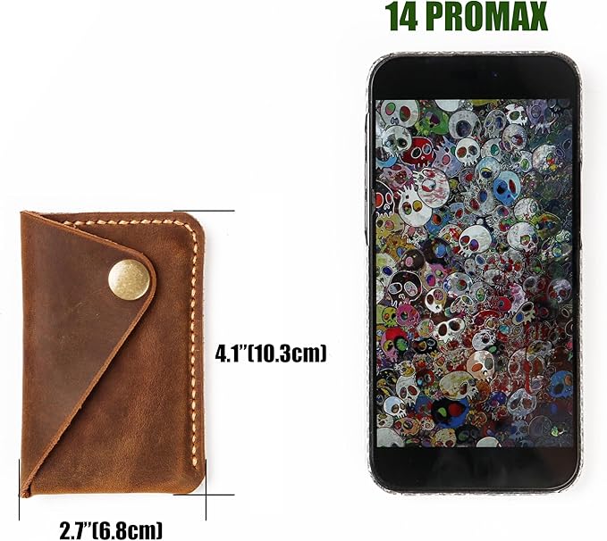 Leather credit card holder, credit card case,business card holder for men,mens slim wallet,Front Pocket Wallet