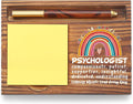 Psychologist Gift Sticky Note Holder Appreciation Thank You Gift Wooden Desk Accessory Psychologist Appreciation Week Team TZP174
