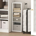 Furinno Cubic 3-Cube Closet Organizers and Storage, Closet Organizer, White | Open Shelf Closet Storage, Closed Back, Extra Thick Frame, for Wardrobe, Bedroom, Living Room