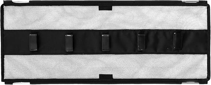 Gator Frameworks Mesh Cable Management System - Mounts Under Desk to Streamline Your Workspace, Built In Cable Ties, (GFW-CBLMGM-MSH)