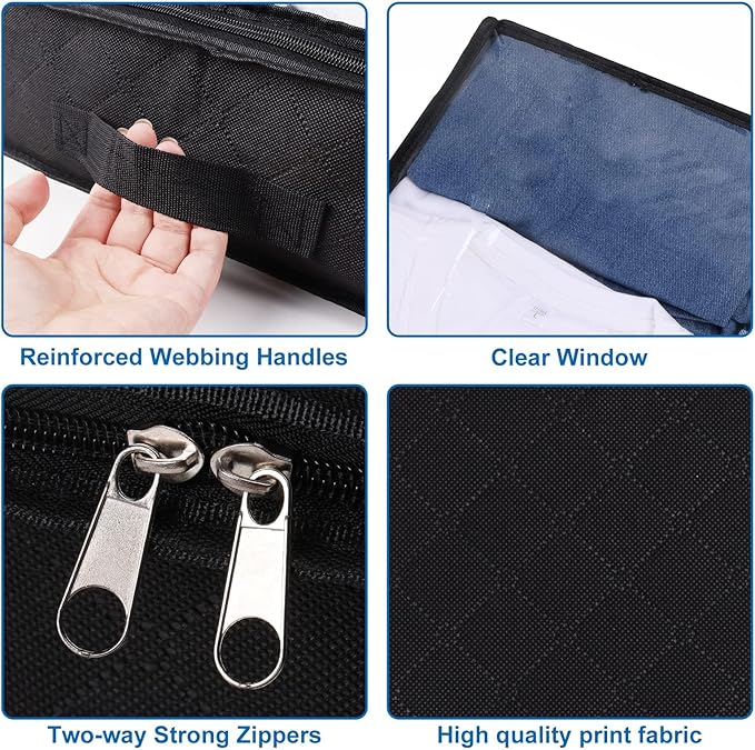Under bed Storage Bags 4 Pack Underbed Containers for Clothing