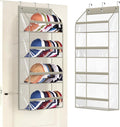 AOODA Clear Over the Door Hat Racks for Baseball Caps, Hold 48 Caps Hat Storage Organizer for Closet Wall, Deep Pockets Hanging Snapback Holder Shelves with 3 Hooks, Grey
