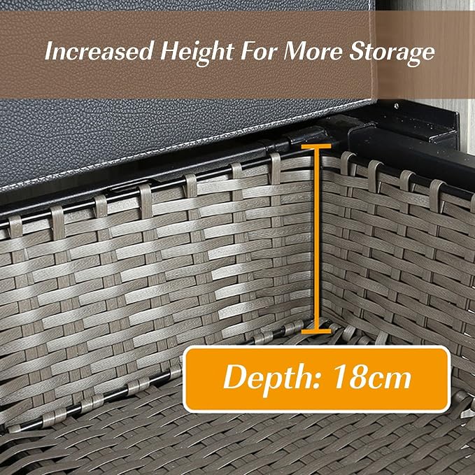 Pull Out Drawer Organizer Containers,Rattan Stackable Basket Storage Rack,Slide Out Pantry Shelves,Can Store Office Supplies Clothes and Tableware(19.68-23.62in)