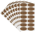 ChromaLabel 1 x 2 Inch Oval Kraft Handmade By Name Labels, 112 Pack | Kraft oval labels with a write-in name line for crafts, gifts, packaging and handmade products. Made in USA