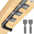 100Pcs per Pack，Hook and Loop Cable Ties, Self Adhesive Cable Straps, Reusable Adjustable Cord Organizer for Desk, Under Desk Cable Management, Home & Office Essentials, Grey