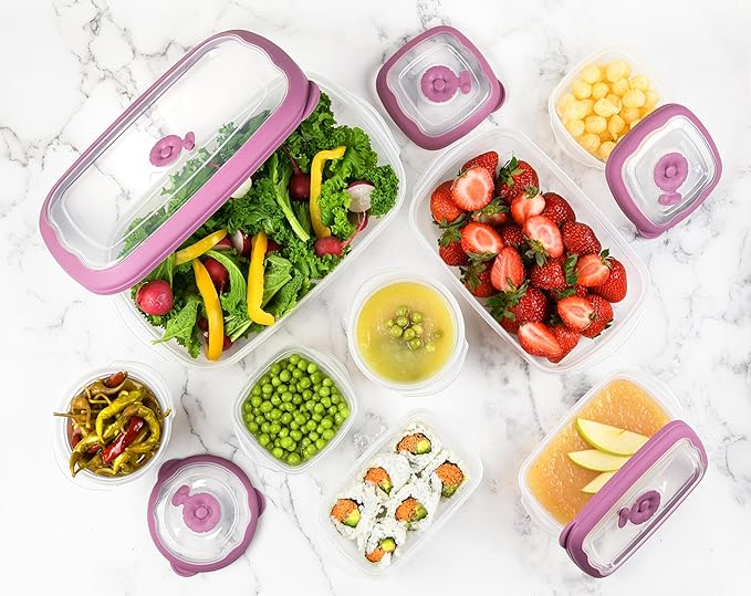 Tribello Freezer To Microwave Mini 5oz Food Storage Containers With Airtight Lids, Microwave safe with Steam Vents lids, On The Go Meal Prob Lunch Containers - Dishwasher Safe, BPA-Free