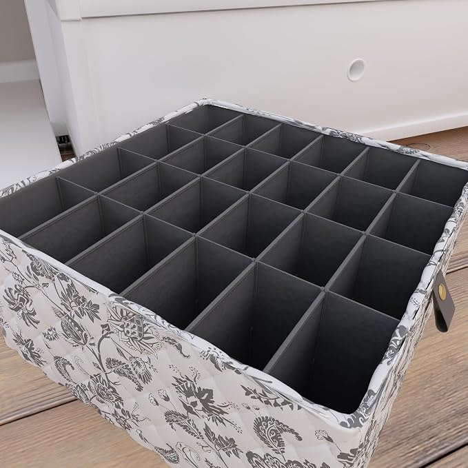Martha Stewart Collapsible Storage Organization Photo Bin Container Lidded