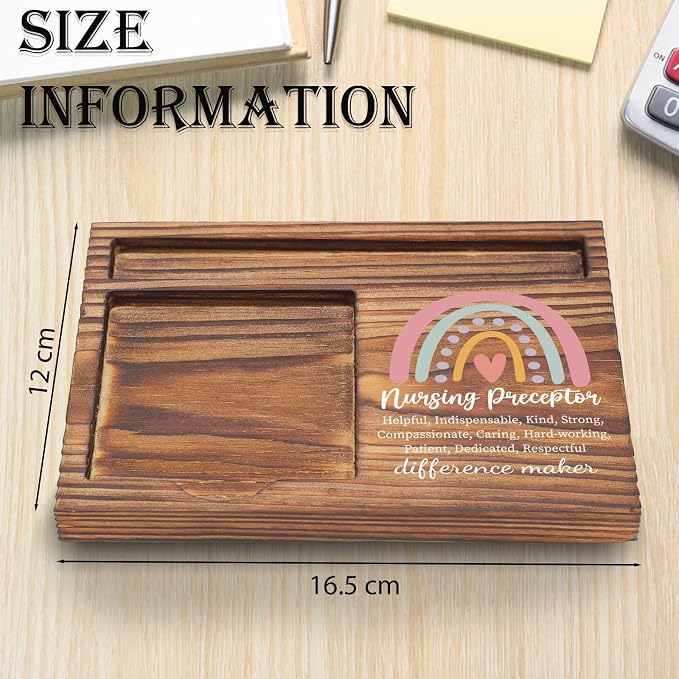 Nursing Preceptor Thank You Gift Sticky Note Holder,Appreciation Gifts for Nurse Preceptor Student Grad, RN Nurse Week Gifts Self-Stick Note Pad Holders for Clinic Hospital Staff TZP52