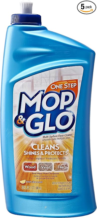 Mop & Glo Multi-Surface Floor Cleaner, 32 oz (Pack of 5)