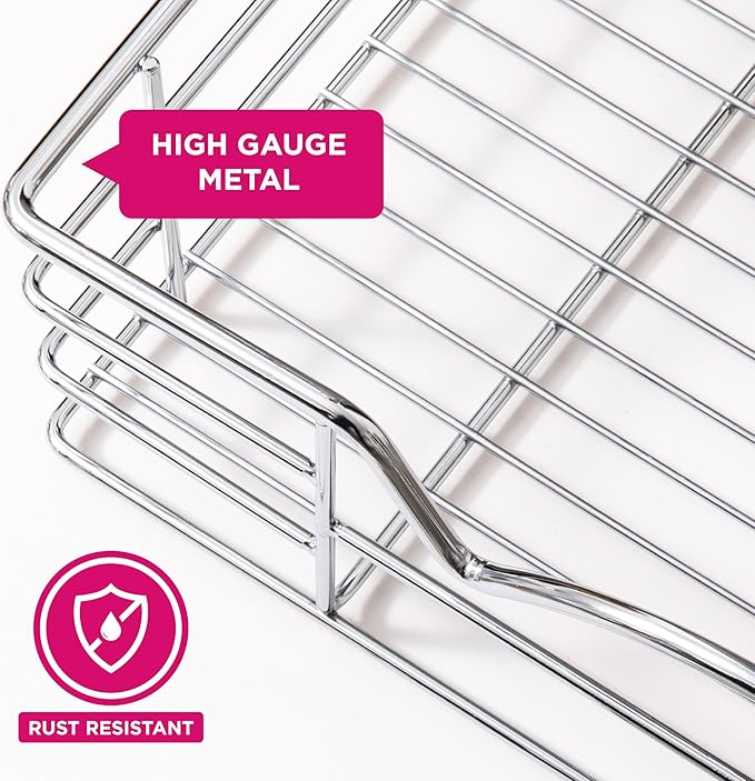 HOLDN’ STORAGE Pull Out Cabinet Organizer, Slide Out Drawer for Kitchen Cabinets & Pantry, Roll Out Shelf for Pots, Pans & Under Sink Storage, Heavy-Duty Full-Extension, 20" W x 21" D x 5" H