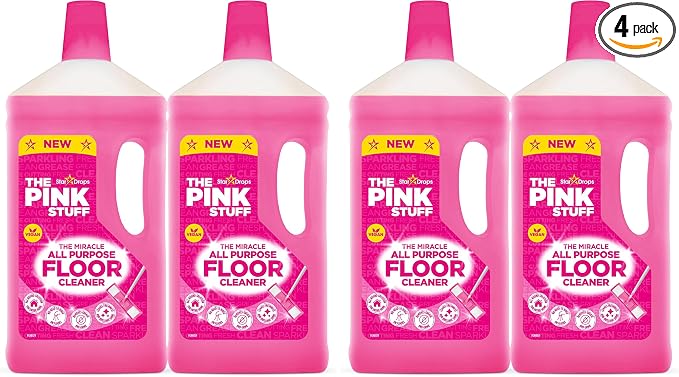 Stardrops - The Pink Stuff - The Miracle All Purpose Floor Cleaner, (82375),(Pack of 4)