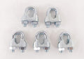Wire Rope Clamp 1/2 inch 5 Pack Zinc Plated - Wire Rope Clip - Wire Cable Clamps