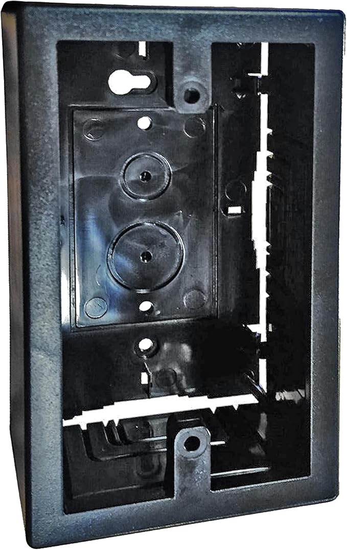 Electriduct 500 Series Raceway Accessory Single Junction Box (Black)