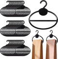 50pcs Scarf Hanger Belt Holder, Scarf Organizer for Closet Space Saving | Plastic Scarf Hangers for Closet Storage Holder, Hanging Scarf Holders for Closet, Belts Hanger forTies Headbands Clothing