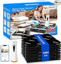 Jumbo Vacuum Storage Bags with Electric Pump, 10 Pack Vacuum Seal Bags for Clothing, Bedding, Pillow, Comforters, Blankets, Compression Bags Includes Portable Fast Pump for Home Organization Storage
