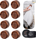HEFA Towel Holder, 8 Pack, Plastic, Chocolate Brown, Kitchen Organization, Wall Mount, Towel Hook, Storage Hook, 2 lbs Weight Capacity