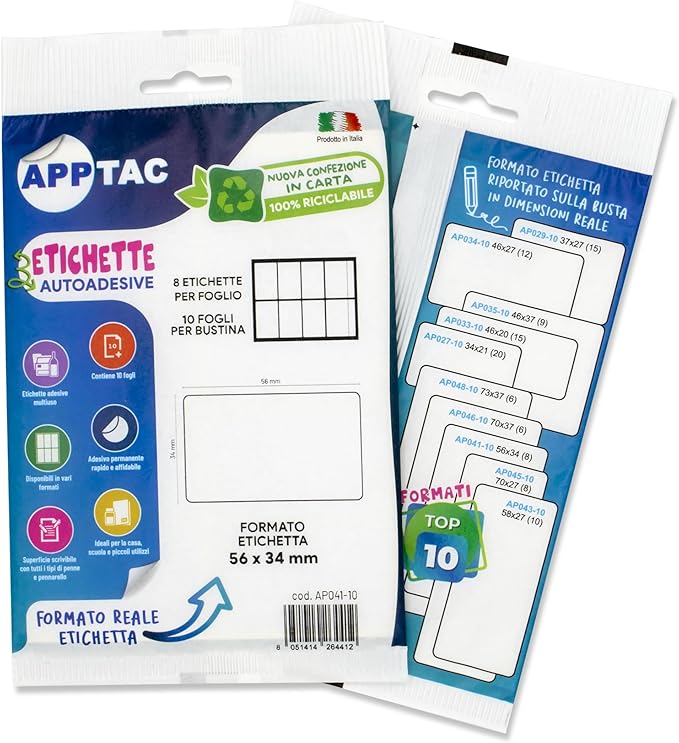 AP034 Adhesive Labels