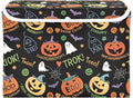 Halloween Ghost Pumpkin Ghosts Storage Bins with Lids and Carrying Handle,Foldable Storage Boxes Organizer Containers Baskets Cube with Cover for Home Bedroom Closet Office
