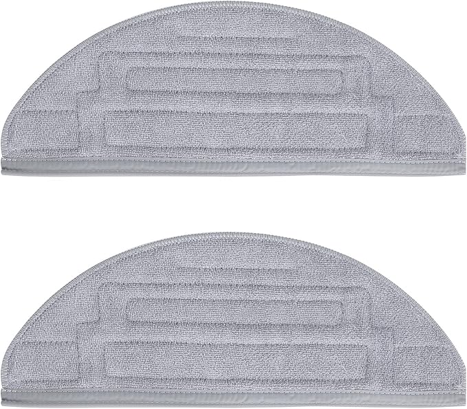roborock 2 Pack Microfiber Mop Cloths for S8 Pro Ultra Robot Vacuum Cleaner, with Dual Sonic Vibrations Modules, Mop Pad Replacement Accessories