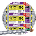 Flexible Conduit Aluminum Metal Clad 12/2 100Ft.