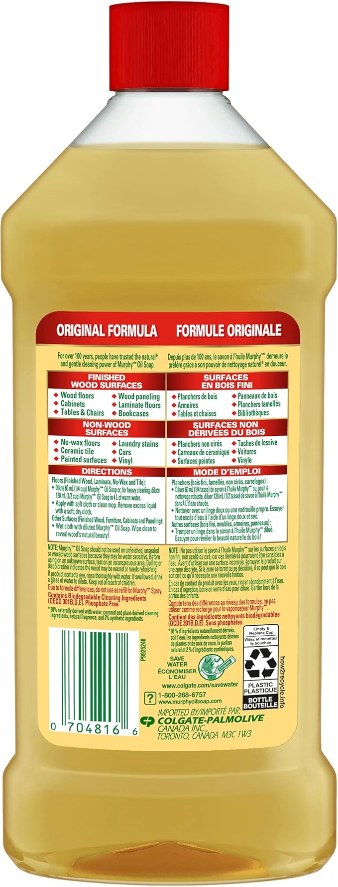 Murphy Oil Soap Wood Cleaner, 05251CT