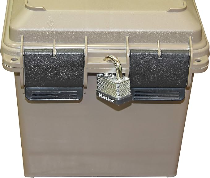 MTM TMC15 Tactical Mag Can | Fits 15 Mags of 20 or 30 Round 223/5.56 Mags, Water Resistant, Lockable, Stackable, Snap Lock Latches, USA Made