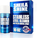 Sheila Shine 10oz Stainless Steel Cleaner and Polish - Cleans, Polishes & Protects Kitchen Appliances, Refrigerators, Sinks, Ovens & Grills - Residue, Streak Free Shine - Spray Stainless Steel Cleaner
