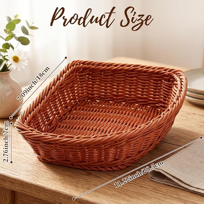 Newtay 3 Pcs Corner Triangle Storage Baskets, Wicker Baskets for Small Cosmetics, Sundries, Snacks, Stackable Hand Woven Corner Cabinet Organizer for Home, Bedroom, Closet, Pantry