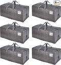 VENO 6 Pack Heavy Duty Moving Bags with Backpack Straps, Zippers & Handles, Extra Large Packing Bags for College Dorm Essentials, Moving Supplies Alternative to Cardboard Moving Boxes