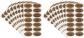 ChromaLabel 1 x 2 Inch Oval Kraft Labels, Imprinted, 112 Stickers per Pack, Assorted Spices (Pack of 2)