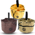 Graintex 18 Pocket Grab Bags Set of 3 Pcs Rip-Stop Canvas, Drawstring Closure, Small Parts Organizer Bag, Small Tools, Screws, Parts, Parachute Tool Bag, Parachute Tool Organizer for Essential Items