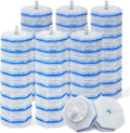 50 Count Disposable Toilet Wand Refills 3-Layer Brush Heads, Strong Adhesion, Multi-Surface Cleaning Pads Compatible with Most Brand Wand for Toilet, Bathtub & Sink