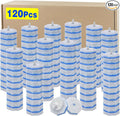 120 Count Toilet Brush Head Refills for Clorox Toilet Cleaning System | Upgrade Fiber Cleaner Heads for Clorox Toilet Closestool .(not included brush rod)