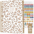 bloom daily planners 2026-2027 Planner - Academic Year (July 2026 - July 2027) Monthly & Weekly Soft Cover Planner for Women - 13 Month Calendar Agenda Book with Stickers - 5.5" x 8.25" - Tan Leopard