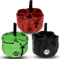 Graintex 18 Pocket Grab Bags Set of 3 Pcs Rip-Stop Canvas, Drawstring Closure, Small Parts Organizer Bag, Small Tools, Screws, Parts, Parachute Tool Bag, Parachute Tool Organizer for Essential Items