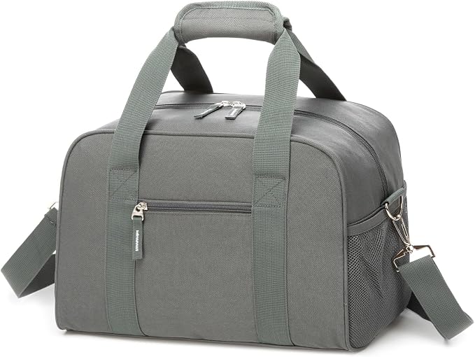SeaRock 14 inch Small Gym Bag for Men & Women, Mini Duffle Bag for Travel Sports, Lightweight Carry On Duffel Bag, Dark Grey